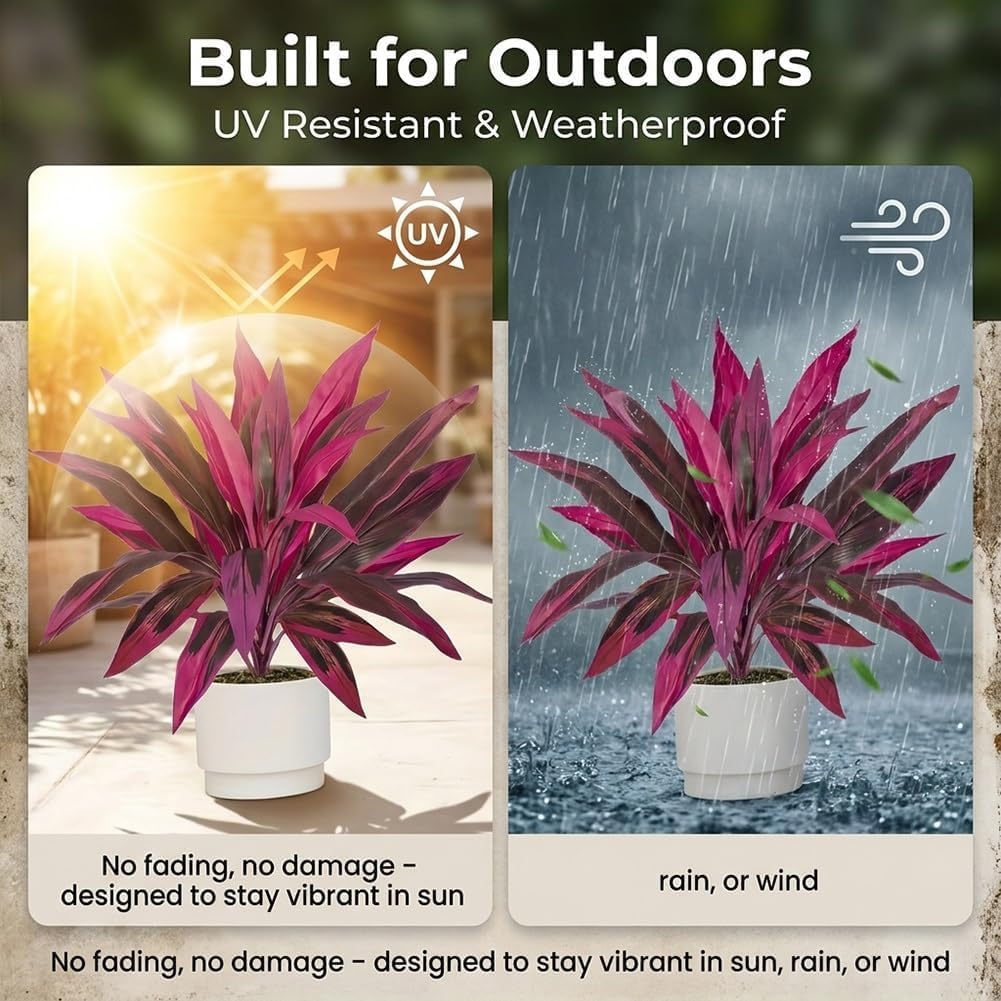 🔥 Last Day: Buy One, Get One Free (Total 2 Plants) — Large, Lifelike Artificial Boston Fern & Dragon Tree