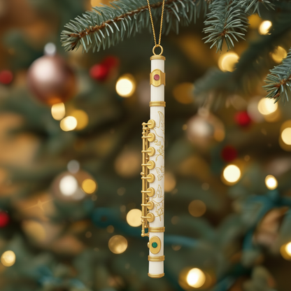 Golden Melody Christmas Ornaments