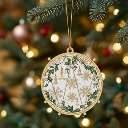 Golden Melody Christmas Ornaments