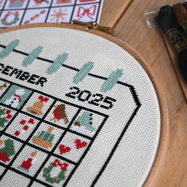 🔥LAST DAY SALE 50% OFF - 🧵Cross Stitch Advent Calendar 2025🎄