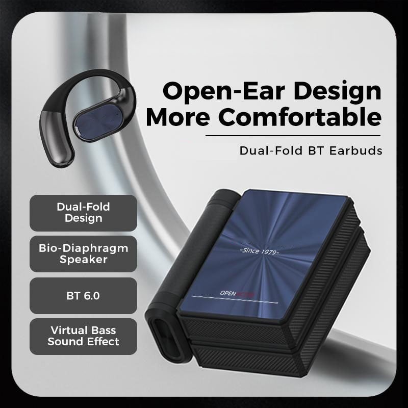🔥Monster Ear Buds - Headphones Bluetooth with Dual-Fold Design