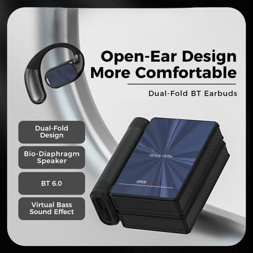 🔥Monster Ear Buds - Headphones Bluetooth with Dual-Fold Design