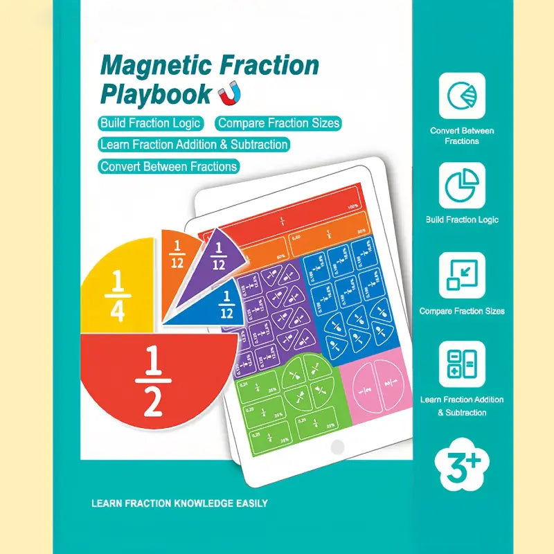 Magnetic Fraction Demonstration Book-102 Pieces!