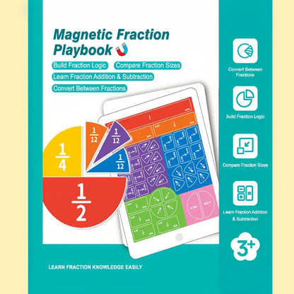 Magnetic Fraction Demonstration Book-102 Pieces!
