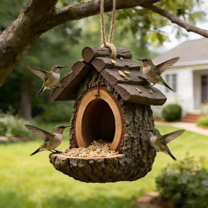 🔥Last Day 49% OFF -Vintage Treehouse Shape Bird Feeder