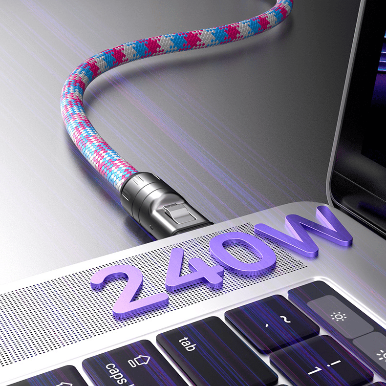 🔥Buy 3 Get 15% Off & Free Shipping✈️🔥C to C 240W Charging Cable with Wearable Bracelet Design
