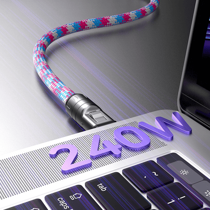 🔥Buy 3 Get 15% Off & Free Shipping✈️🔥C to C 240W Charging Cable with Wearable Bracelet Design
