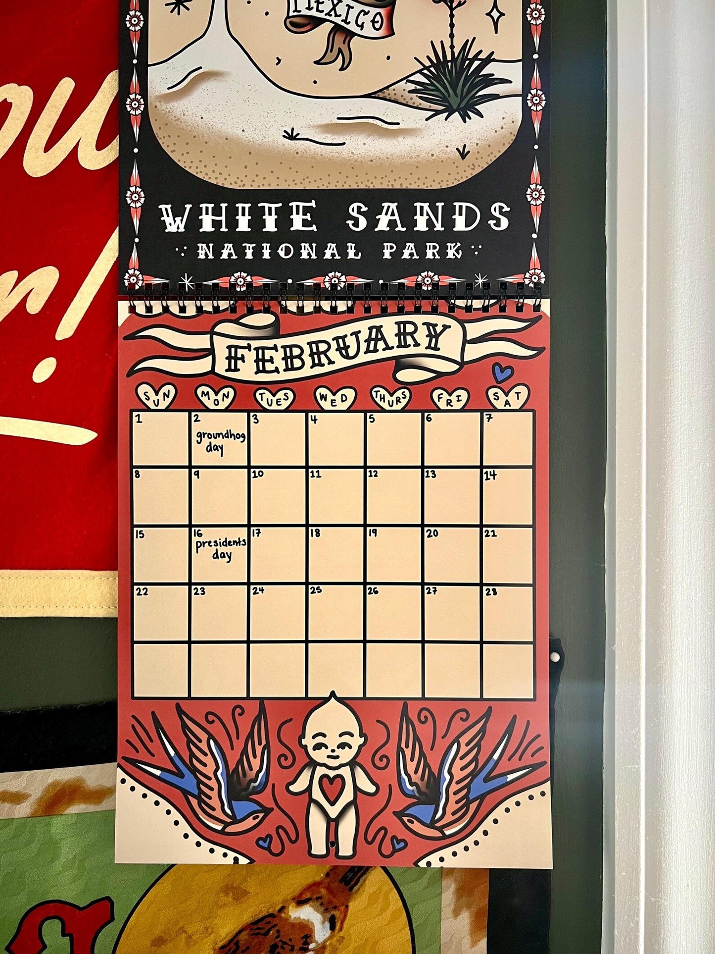 📅2026 National Park Calendars - American traditional tattoo - nature lovers - gifts for him