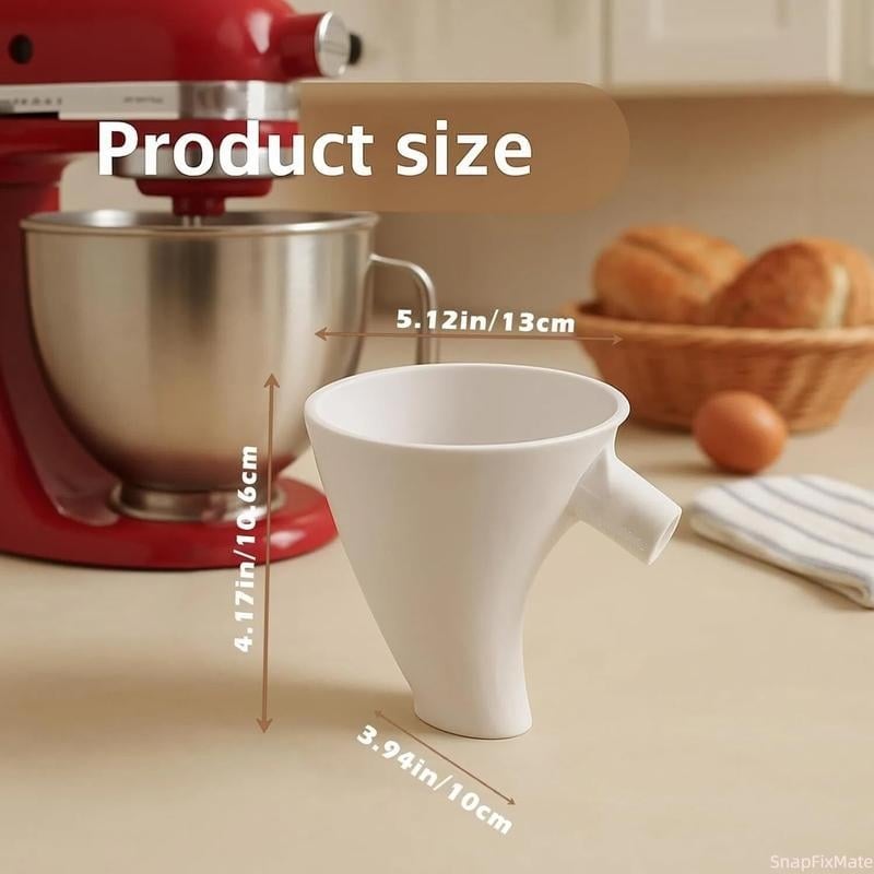 ⚡LAST DAY 49% OFF - ✨Flour Funnel for Kitchen Aid Stand Mixer