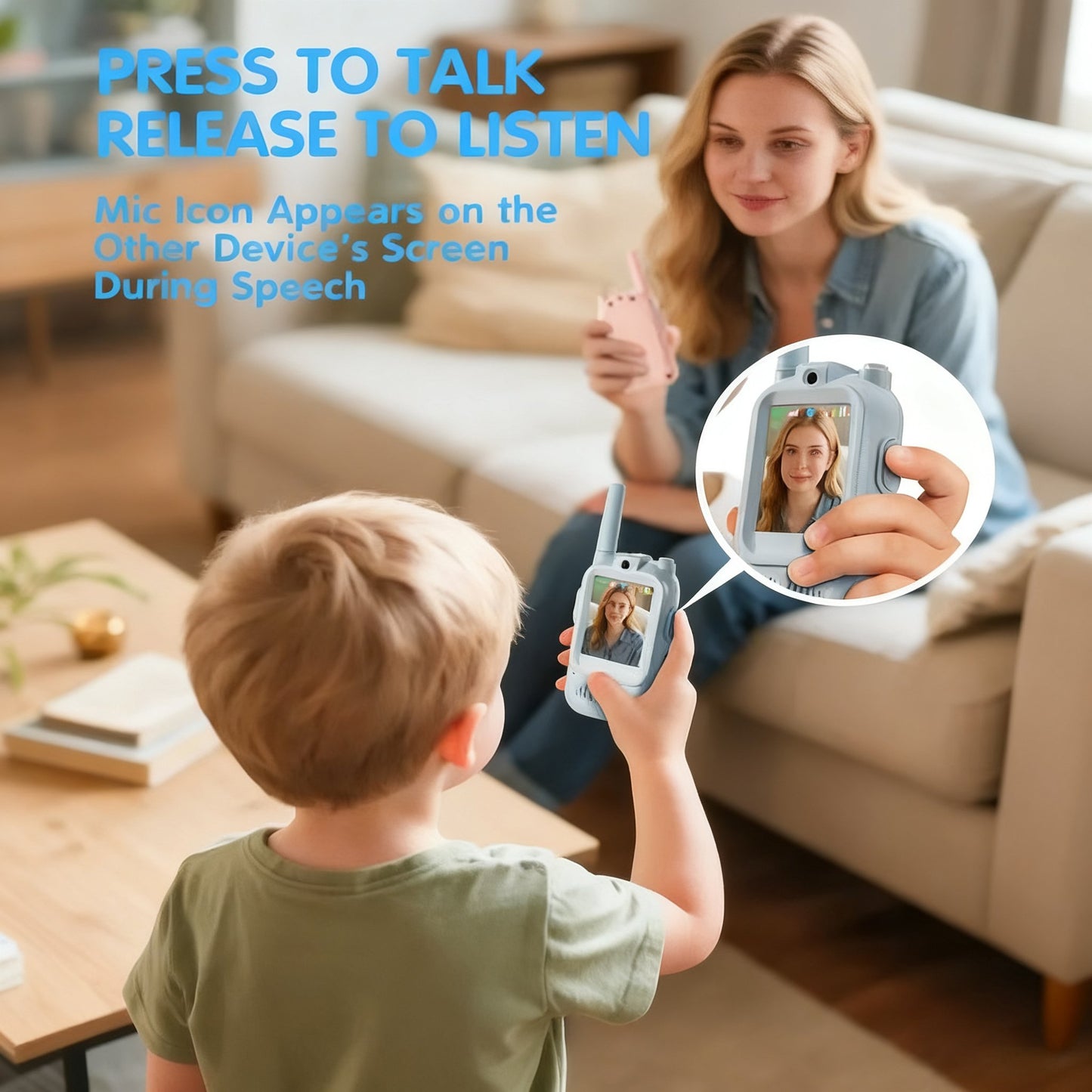 🧒📞Video Walkie Talkies for Kids