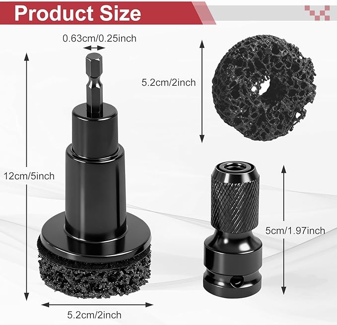 🔥Last Day 49% OFF - Pro-Grade Wheel Hub & Stud Resurfacing Kit | Rust Removal Attachment