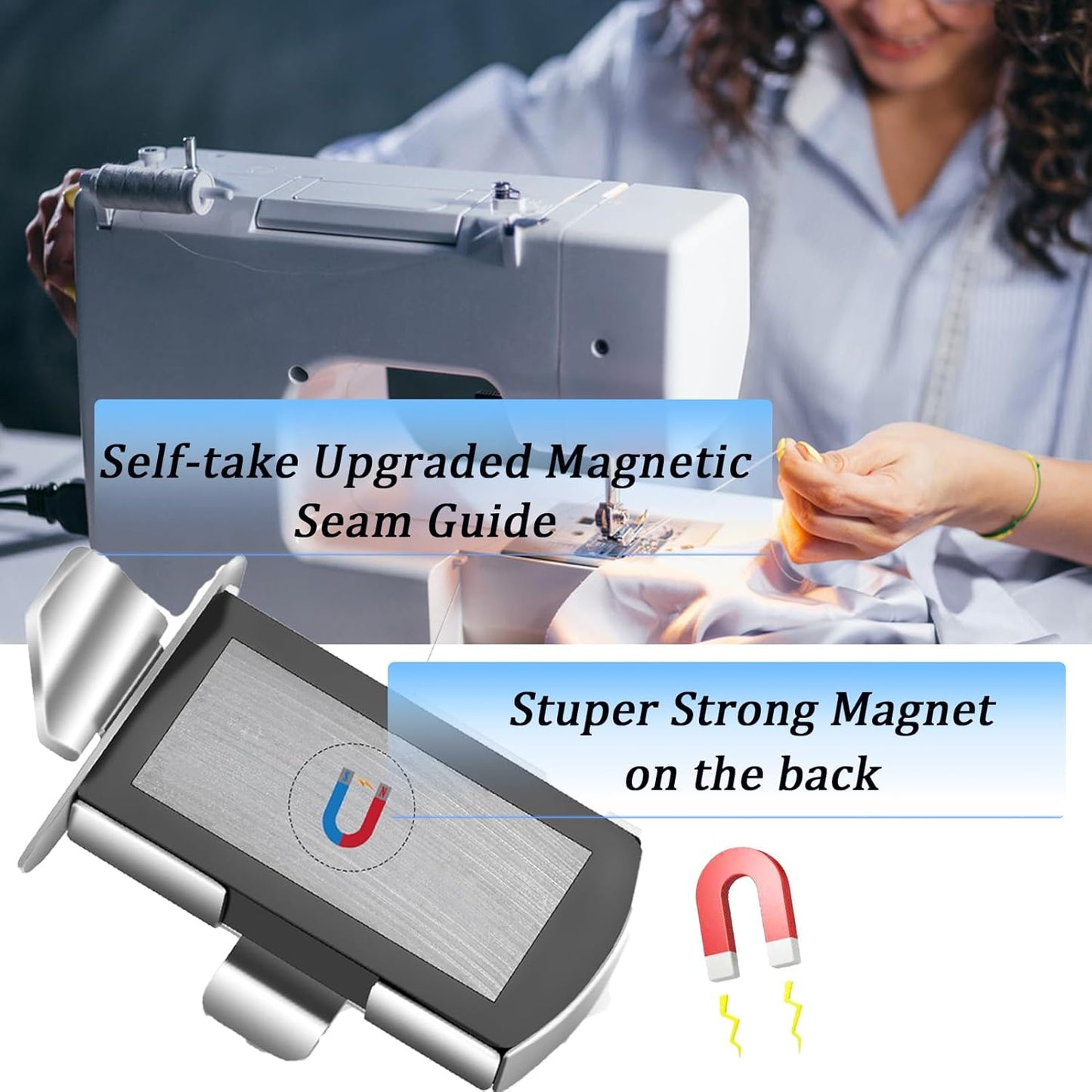 🪡Magnetic Sewing Guide: Your Key to Consistent & Professional Results
