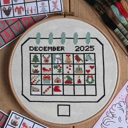 🔥LAST DAY SALE 50% OFF - 🧵Cross Stitch Advent Calendar 2025🎄