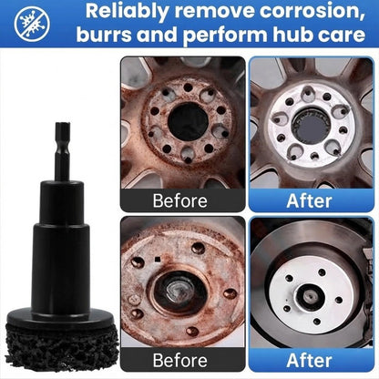 🔥Last Day 49% OFF - Pro-Grade Wheel Hub & Stud Resurfacing Kit | Rust Removal Attachment