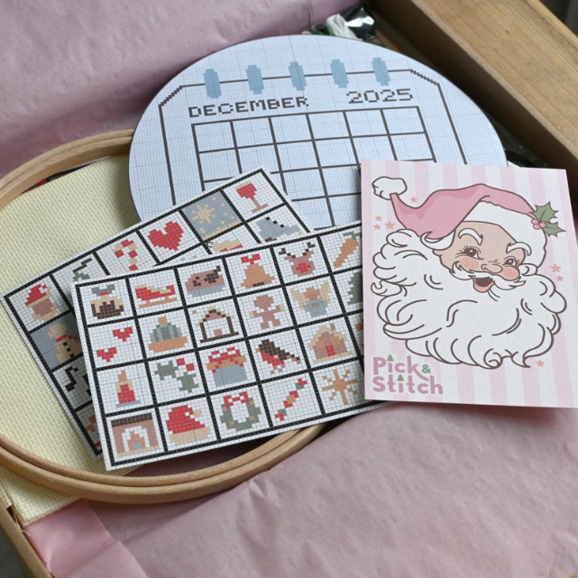 🔥LAST DAY SALE 50% OFF - 🧵Cross Stitch Advent Calendar 2025🎄