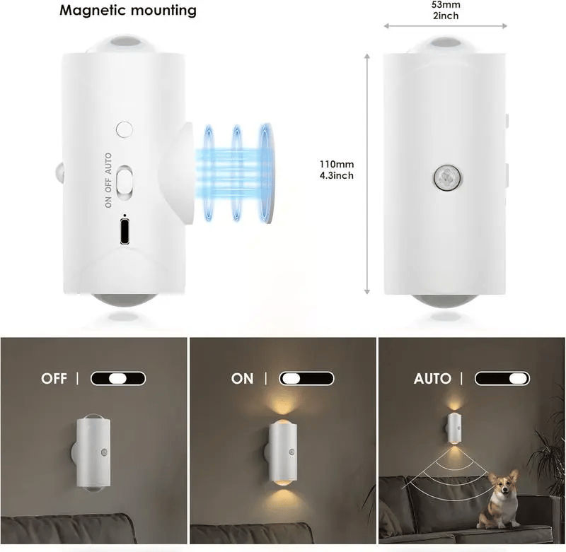 🔥Last Day 49% OFF -💡Smart Rechargeable LED Night Light🌈