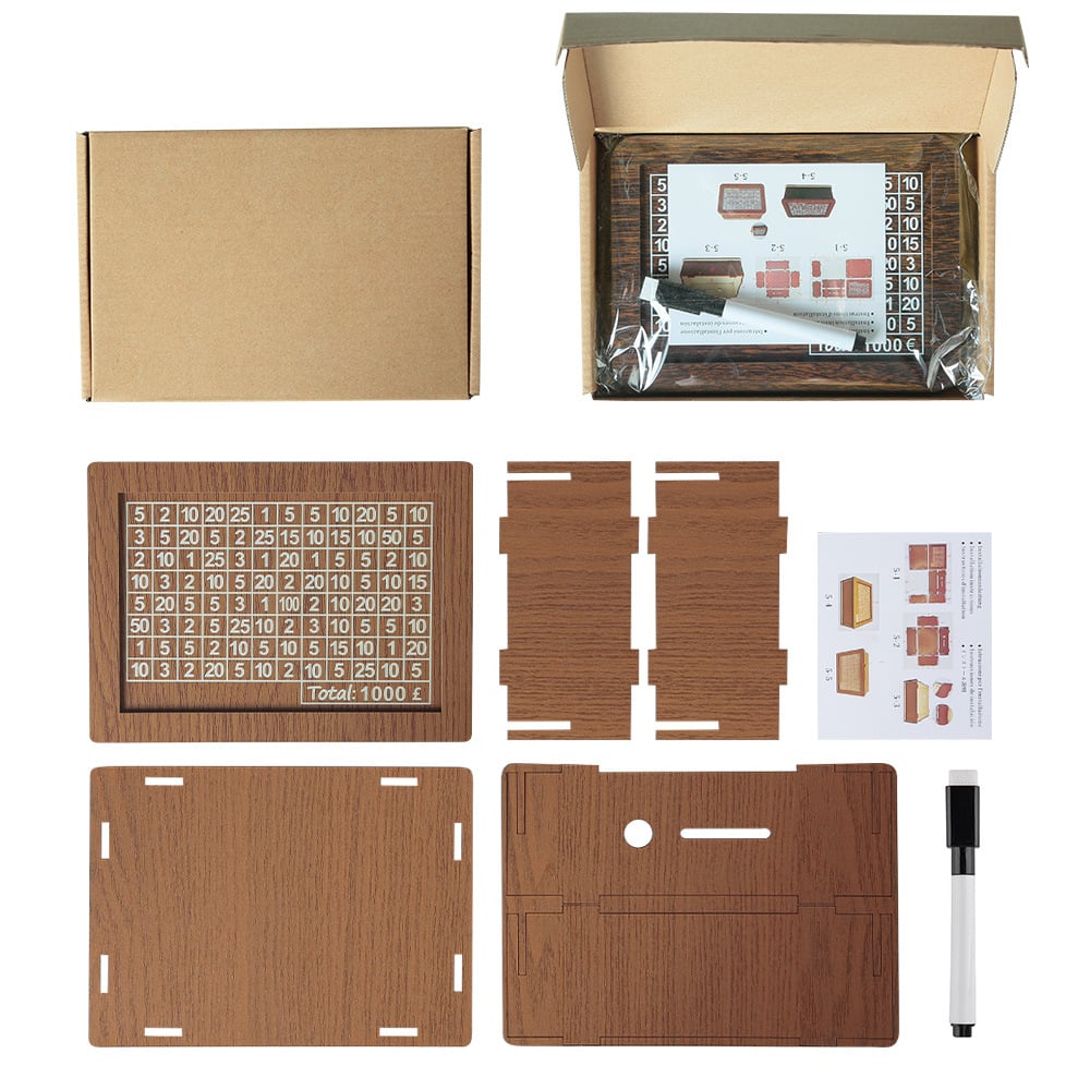 🎁Last Day Sale 49% OFF🎁🎅Cash Vault Wooden Savings Box