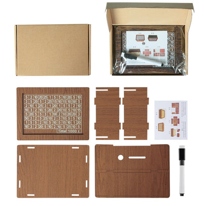 🎁Last Day Sale 49% OFF🎁🎅Cash Vault Wooden Savings Box