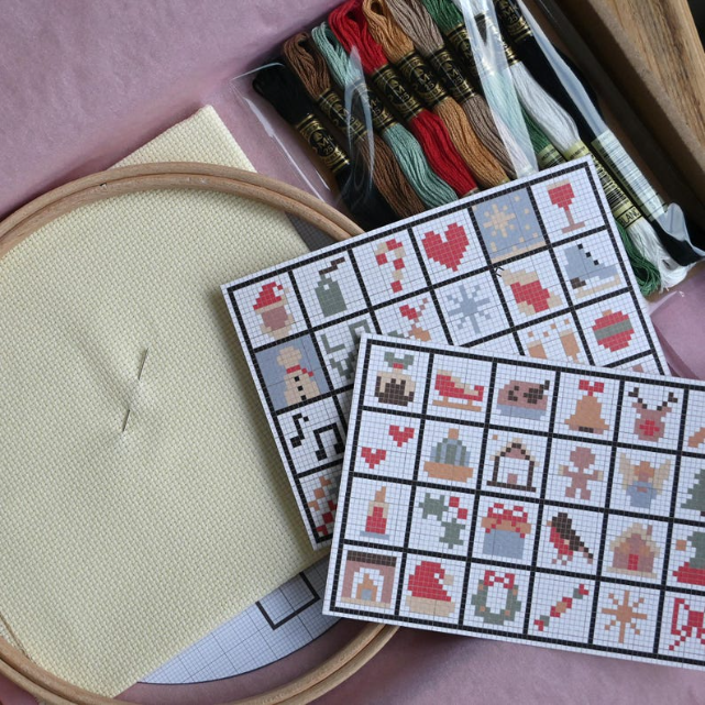 🔥LAST DAY SALE 50% OFF - 🧵Cross Stitch Advent Calendar 2025🎄