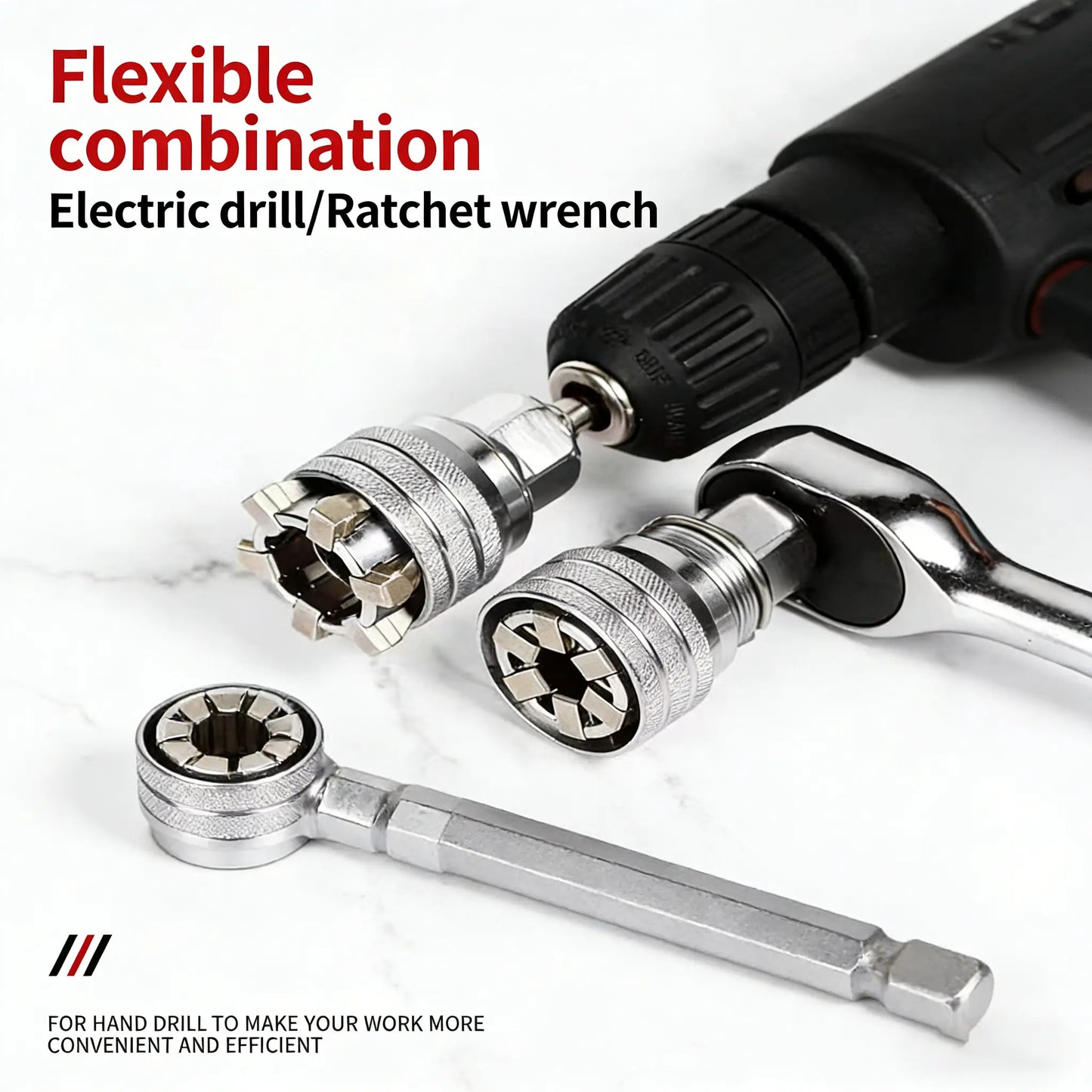 Multi-Function Universal Socket Wrench Tool – The Ultimate Solution for Effortless Repairs 🔧💪