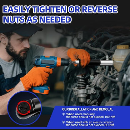 🔥Hot Sale 49% OFF🔥SnapFixMate 1/2in Wrench Extend Rod
