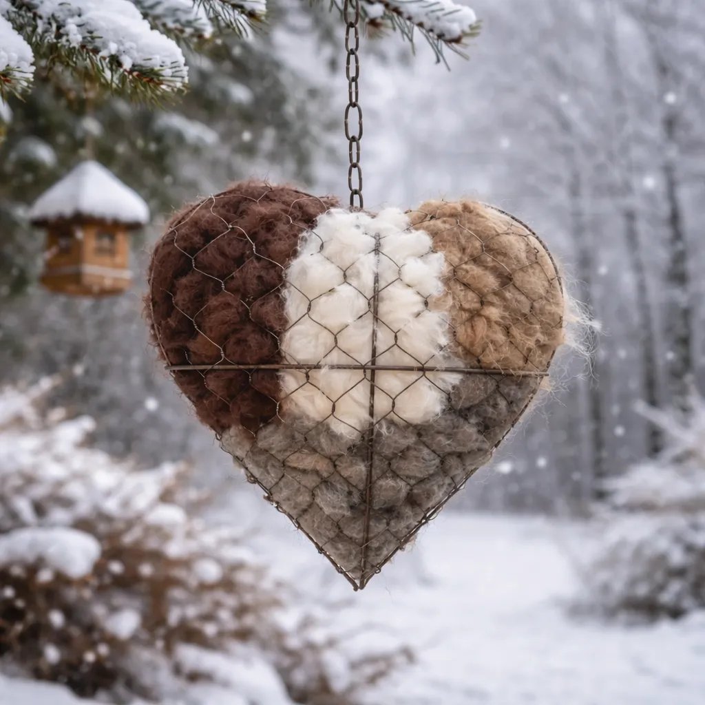 🔥LAST DAY 49% OFF - 🕊️ Handmade Alpaca Fiber Bird Nesting Heart