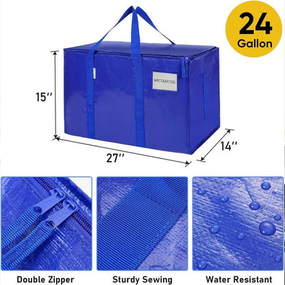 🔥LAST DAY 49% OFF-24 Gallon Extra Large Heavy Duty Foldable Moving Bags