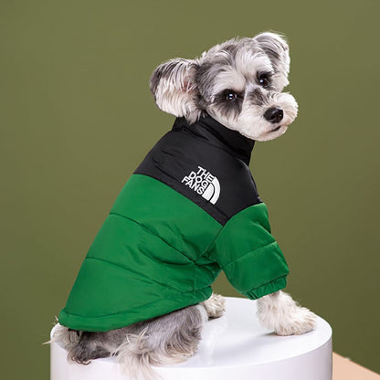 🔥Color-Block Puffer Jacket for Pets - Windproof, Waterproof, Warm & Comfortable