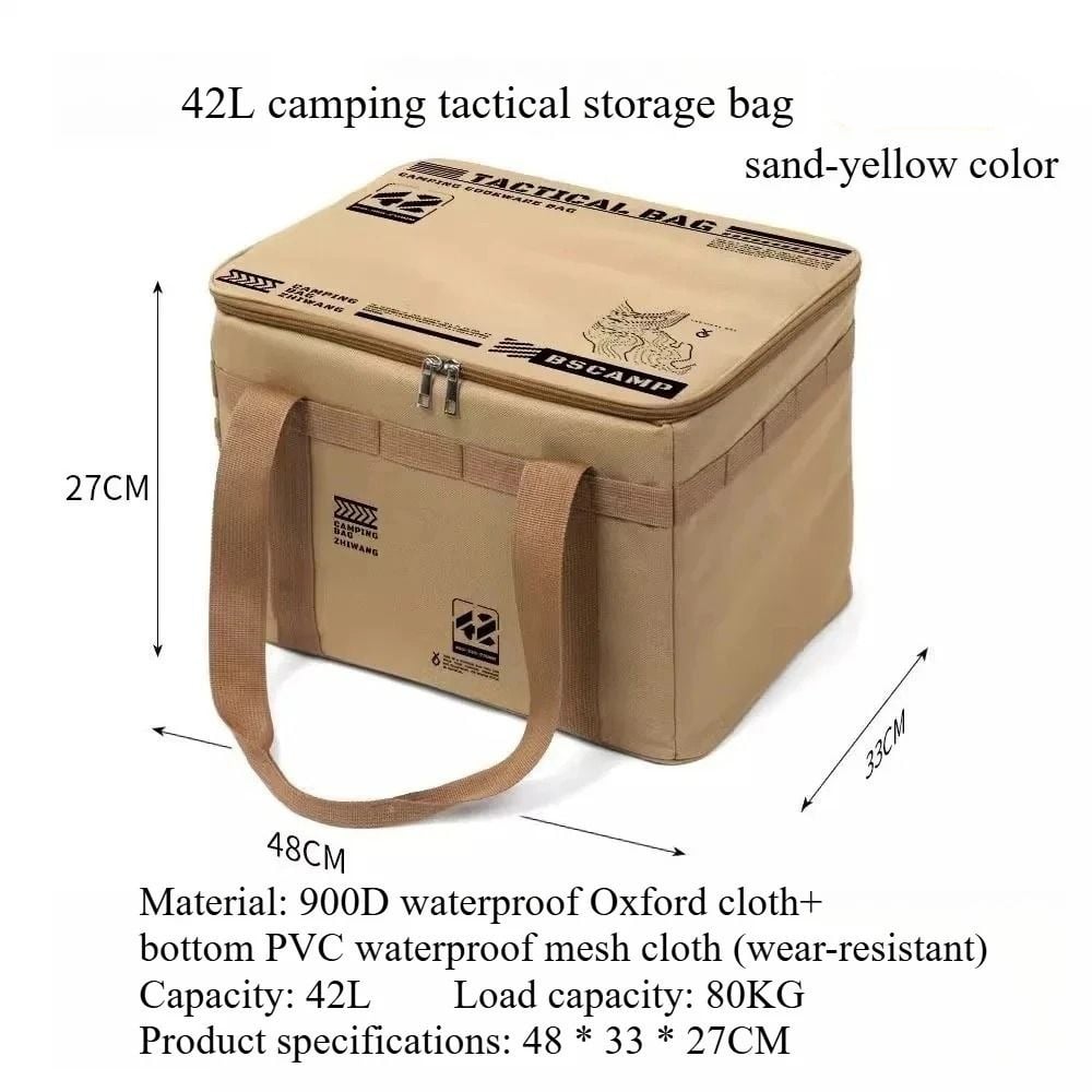🔥Hot Sale 49% OFF🔥Large Capacity Outdoor Folding Storage Bag Waterproof Portable Camping & Picnic Organizer