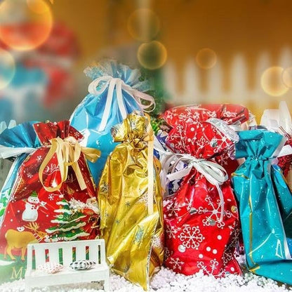 🎄Christmas Early Sale 50% OFF - Package Holiday Drawstring Gift Bags
