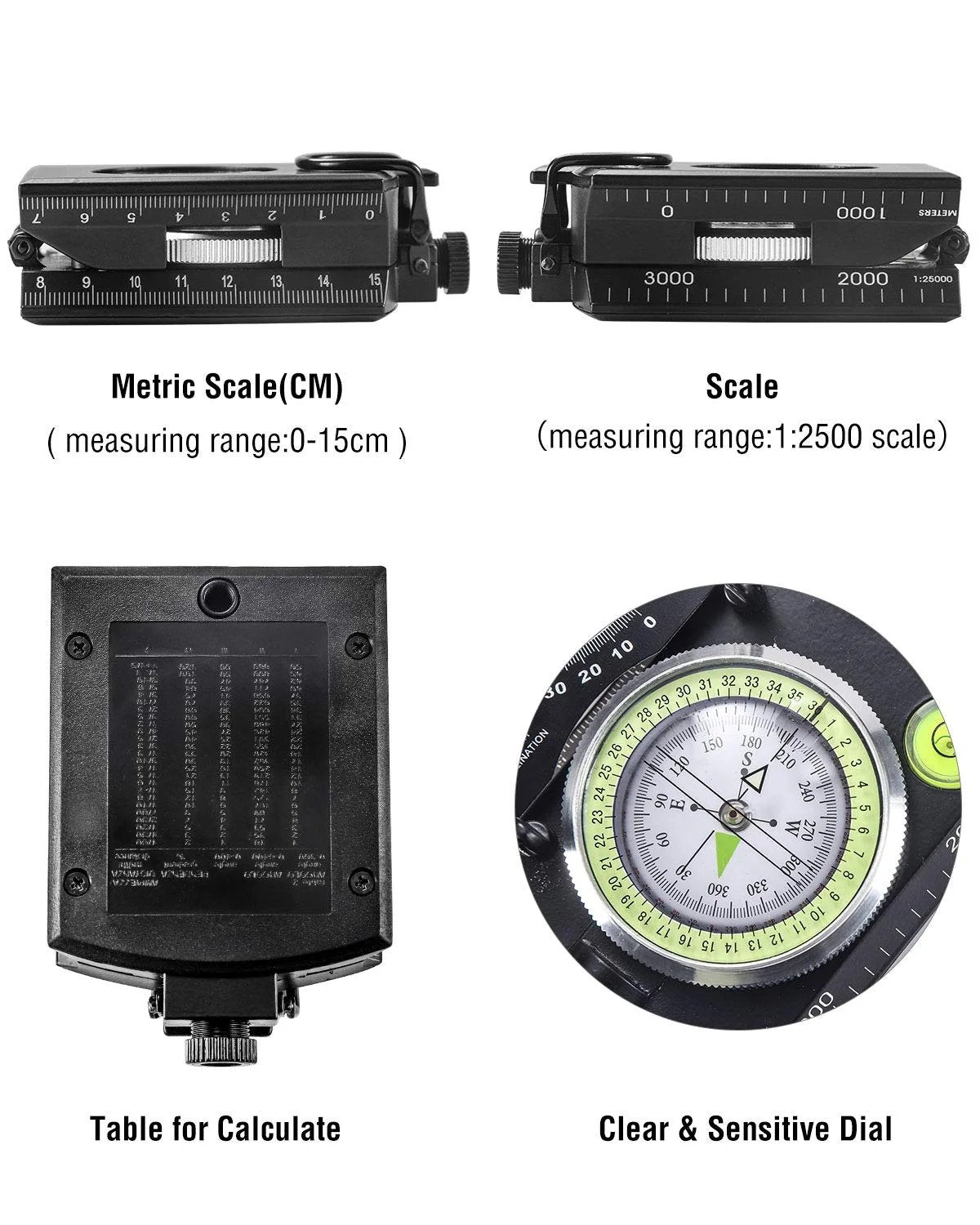 🔥Last Day 49% OFF🎁Multifunctional Military Aiming Navigation Compass Compass