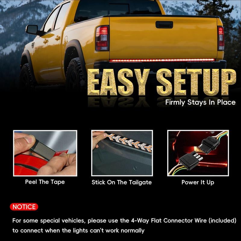 🔥LAST DAY 49% OFF - 60-Inch LED Tailgate Light Bar Strip