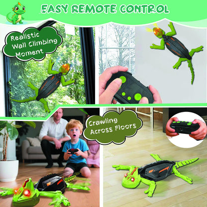 🦎Wall Crawler Gecko RC Toy ——Have Toy for Kids & Thrill-Seekers🤩