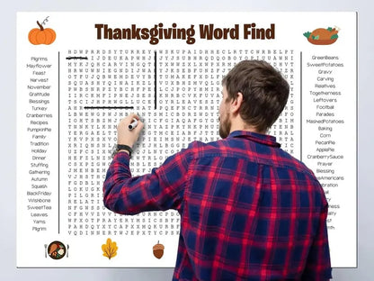 🔥Christmas Early Sale 49% OFF🎁Christmas Word Search Poster(🎉Giant 35"x24" Wall Game)