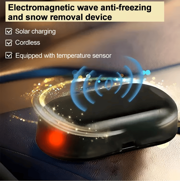 🏆10K+ SOLD LAST WEEK! - ❄️2025 Newest Electromagnetic Snow and Ice Prevention Device (Solar Powered)