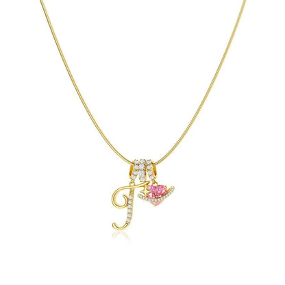 ✨Gold 3-Layering Initial A-Z Letter Heart Pendant Necklaces💗