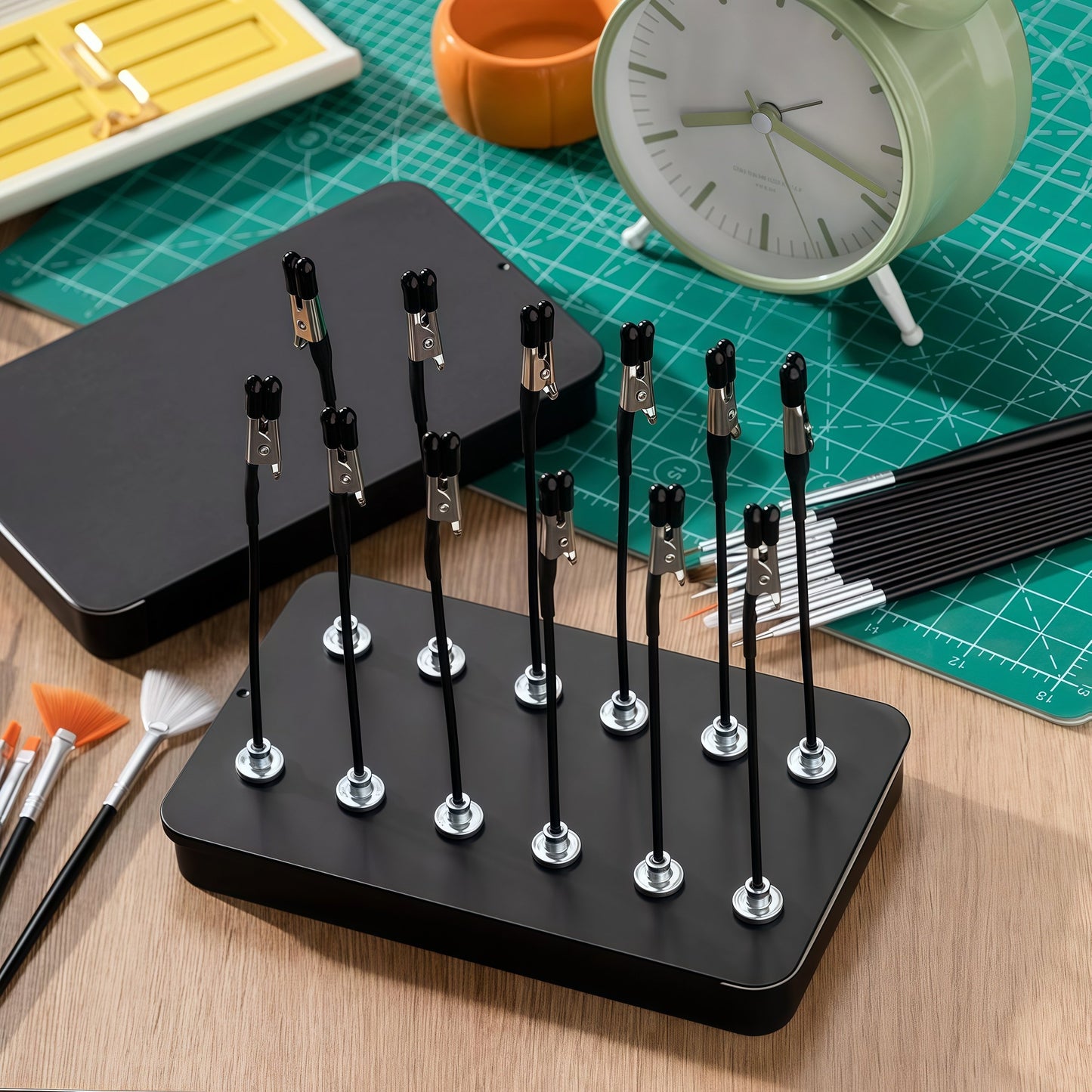 🧲MagStand Pro Magnetic Helping Hands Soldering Tool - Adjustable Alligator Clip Holder