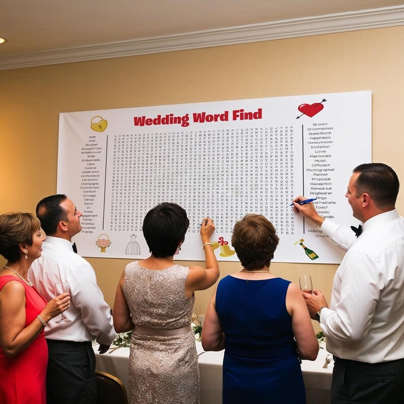 🔥Christmas Early Sale 49% OFF🎁Christmas Word Search Poster(🎉Giant 35"x24" Wall Game)