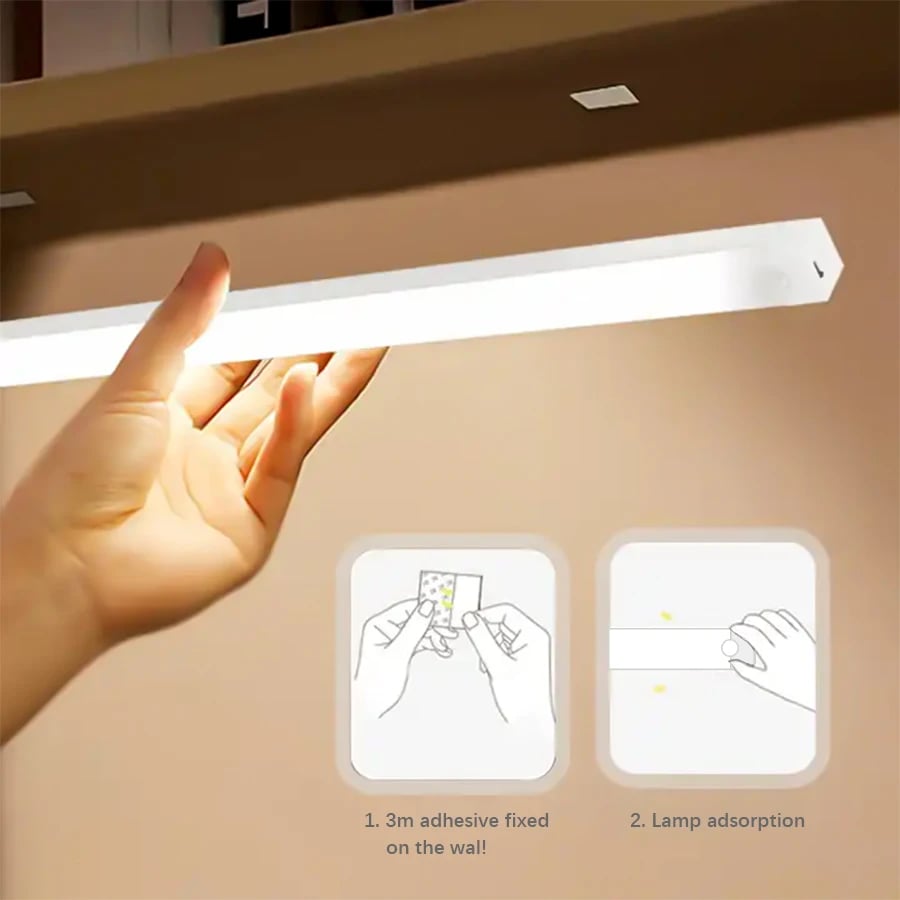 🔥Last Day 49% OFF - Punch-free Smart Sensor Magnetic Rechargeable LED Lights