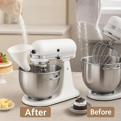 ⚡LAST DAY 49% OFF - ✨Flour Funnel for Kitchen Aid Stand Mixer