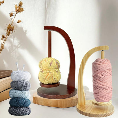 🔥Last Day 40% OFF -Wooden Yarn Winder with Magnetic Attachment Stable Base