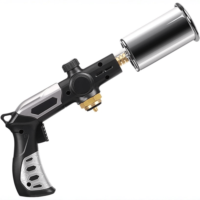 💥Powerful Propane Torch(Propane Tank Not Included) - 2732°F High Temp Flame, Instant Ignition for Grilling, Charcoal, Soldering & Outdoor Cooking