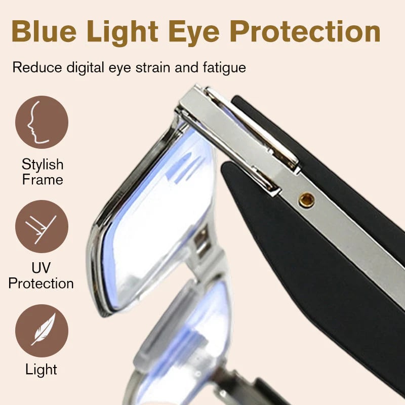 🔥LAST DAY 49% OFF -👓Foldable Anti-Blue Light Reading Glasses with Case