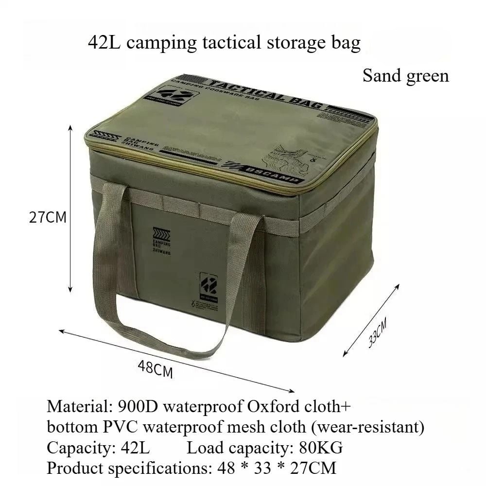 🔥Hot Sale 49% OFF🔥Large Capacity Outdoor Folding Storage Bag Waterproof Portable Camping & Picnic Organizer