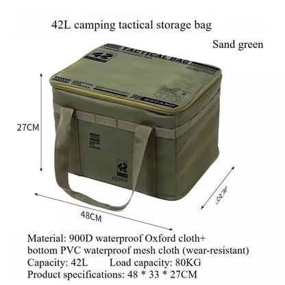 🔥Hot Sale 49% OFF🔥Large Capacity Outdoor Folding Storage Bag Waterproof Portable Camping & Picnic Organizer