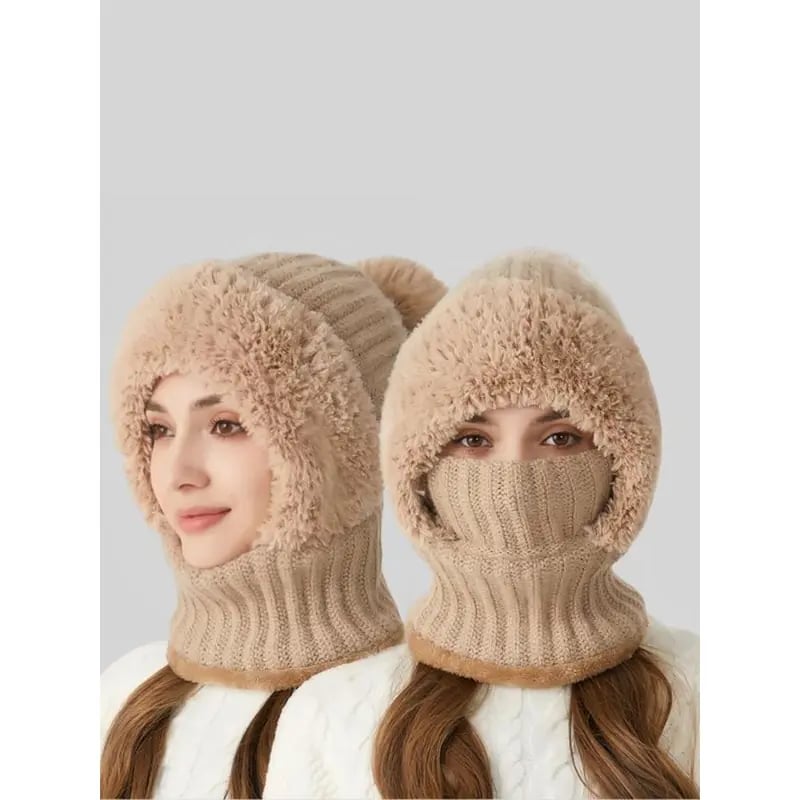 🔥LAST DAY 50% OFF - Women's Solid Pom Pom Beanie Hat