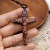 ✝️100% Handmade Jesus Cross Wooden Necklace(James Oliver Handmade®)