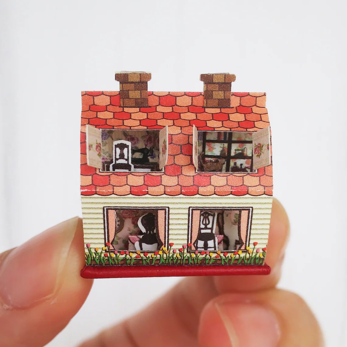 🔥Last Day 50% OFF - 🎀1:12 scale tiny  book houses