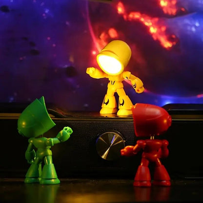 🤖Lonely Robot Cartoon Cute Robot Design Companion Table Light
