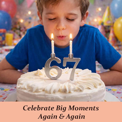 🔥Last Day 49% OFF - 🎂Reusable Birthday Number Candle Holders🎉